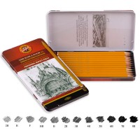 Карандаши 8B-2Н 12шт, ART в металлическом пенале 1502/II Карандаши 8B-2Н 12шт, ART в металлическом пенале 1502/II