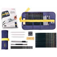 Набор для графических работ 27 предметов в пенале 58125 Набор для графических работ 27 предметов в пенале 58125