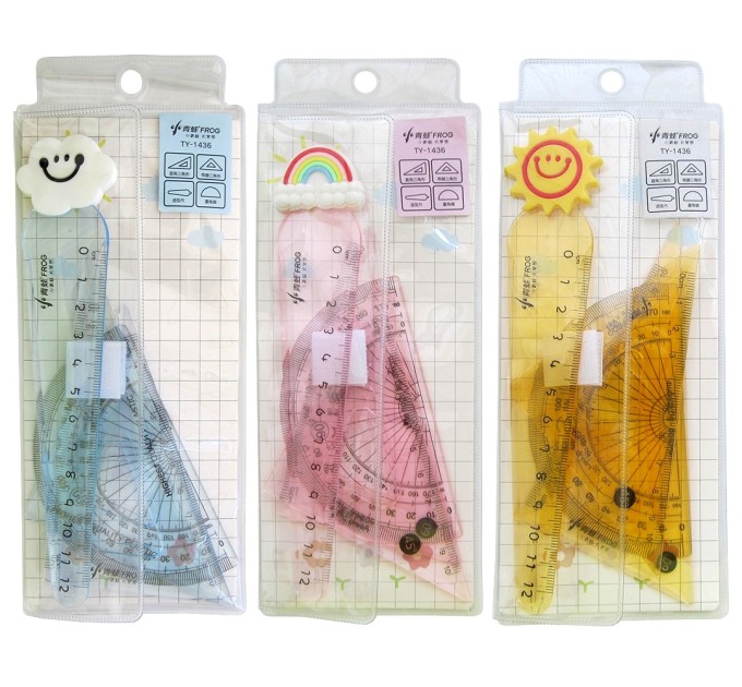 Набор чертежный 4 предмета TY-1436