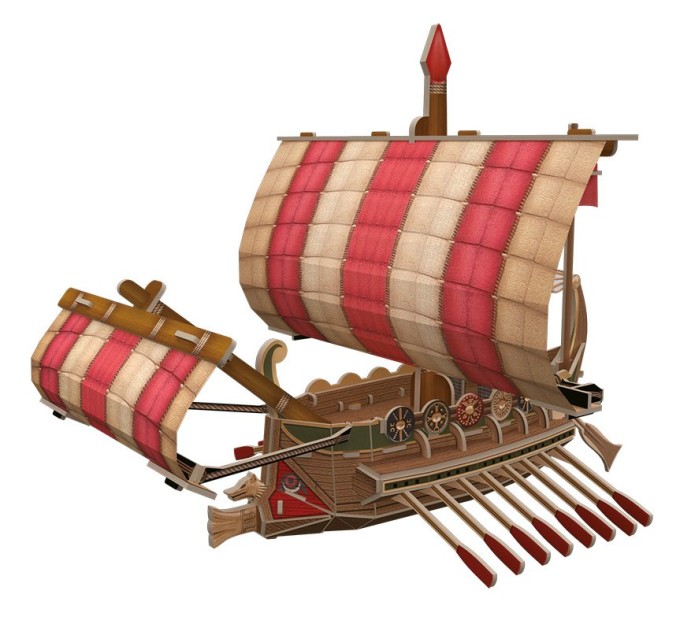 Пазл 3D Rezark серия Корабли «Римский военный корабль» STH-005