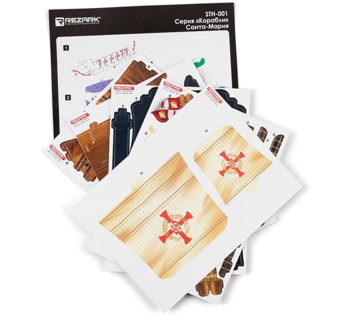 Пазл 3D Rezark серия Корабли «Санта-Мария» STH-001