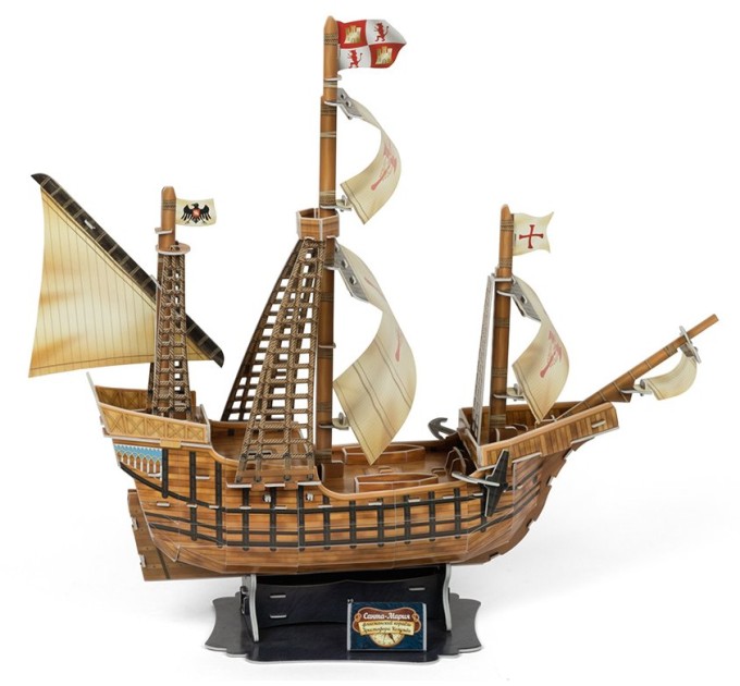 Пазл 3D Rezark серия Корабли «Санта-Мария» STH-001