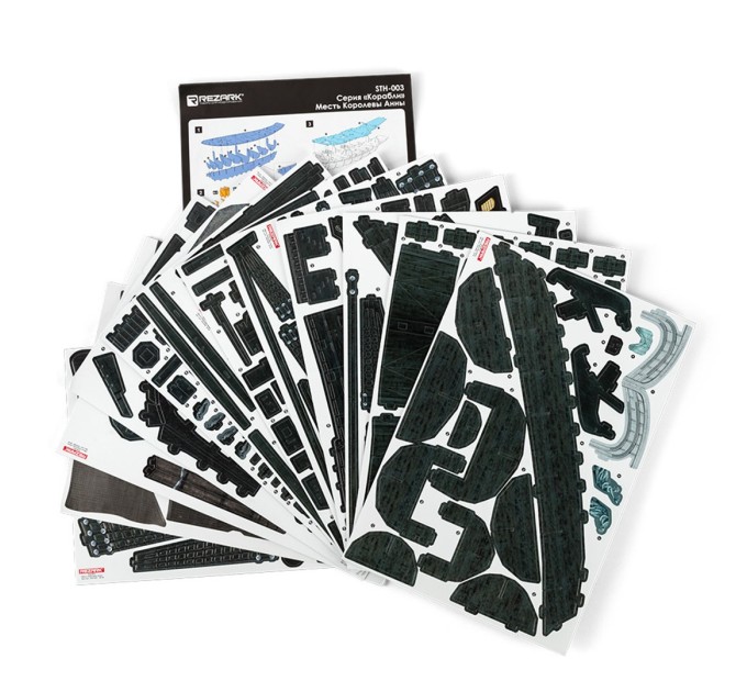 Пазл 3D Rezark серия Корабли «Месть Королевы Анны» STH-003