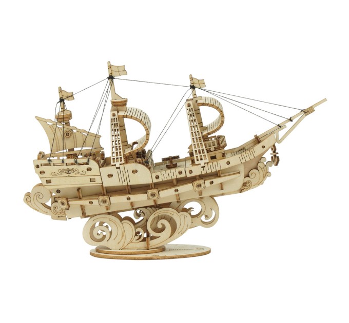 Пазл 3D Rezark серия Корабли «Парусник», фанера RTG-01