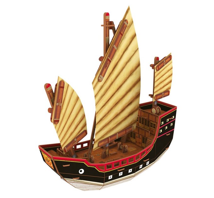 Пазл 3D Rezark серия Корабли «Китайский парусник» STH-006
