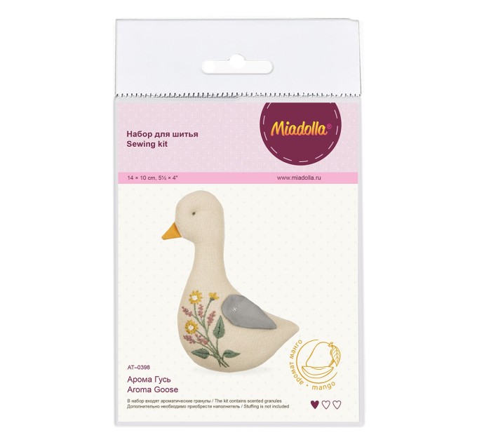 Набор для шитья Miadolla арома «Гусь» (манго) AT-0398