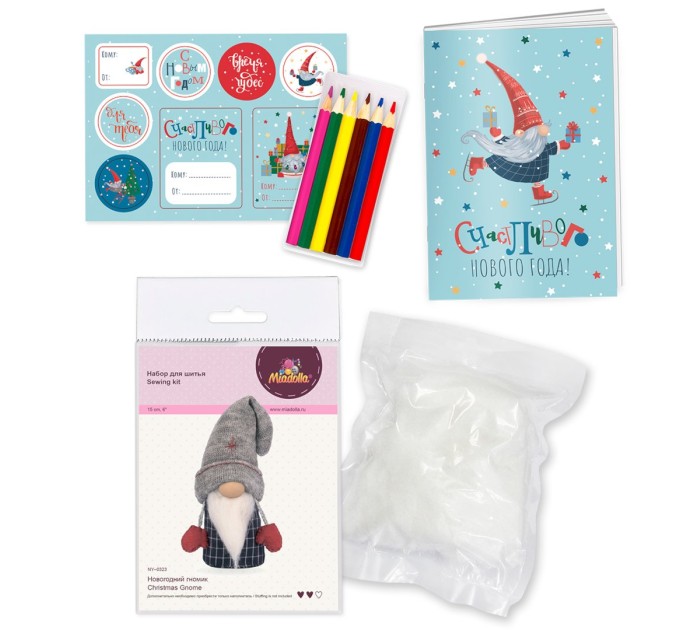Набор для шитья Miadolla Новогодний бокс «Гномик» BX-0326