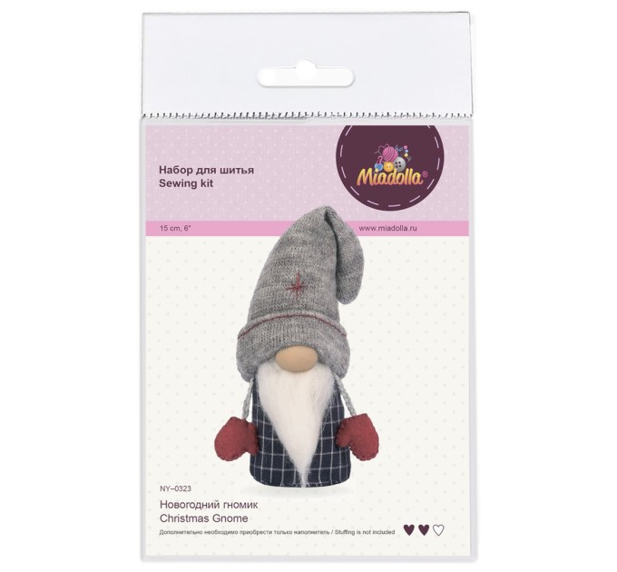 Набор для шитья Miadolla Новогодний бокс «Гномик» BX-0326