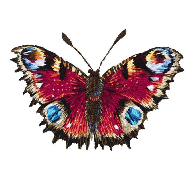 Набор для вышивания PANNA Живая картина «Бабочка Павлиний глаз» JK-2198