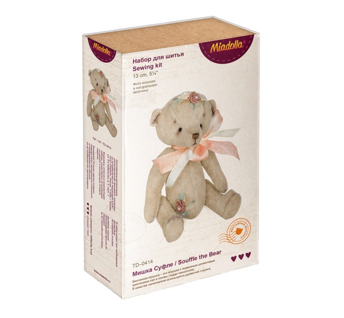 Набор для шитья Miadolla «Мишка Суфле» TD-0414