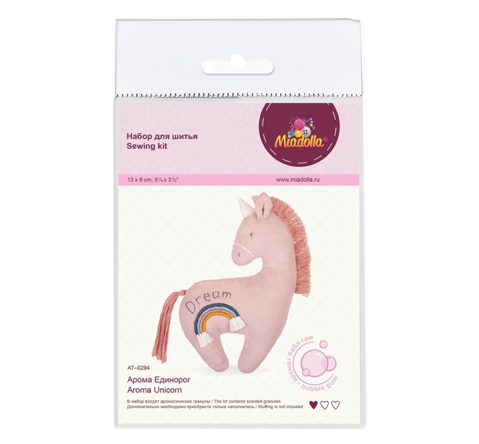 Набор для шитья Miadolla арома «Единорог» (бабл гам) AT-0294