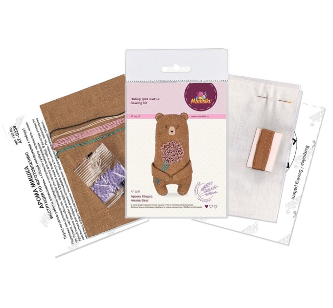 Набор для шитья Miadolla арома «Мишка» (кофе) AT-0239