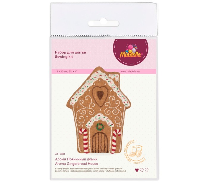 Набор для шитья Miadolla арома «Пряничный домик» AT-0384