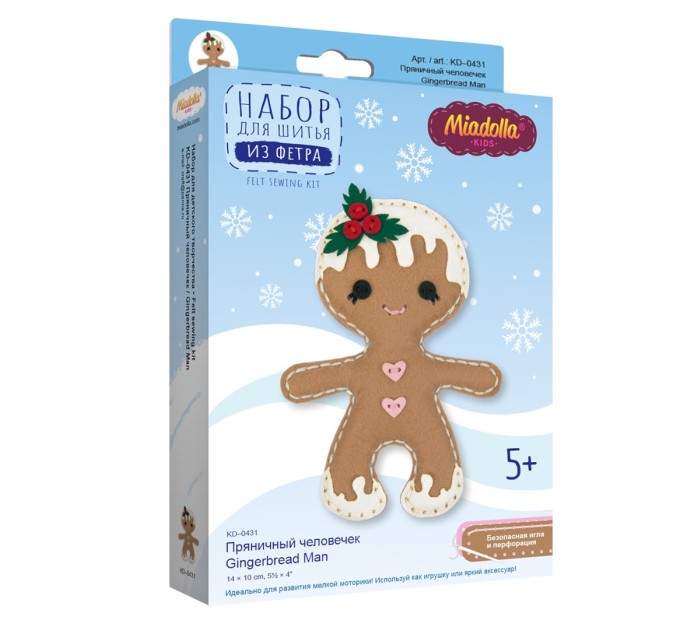 Набор для шитья Miadolla «Пряничный человечек» KD-0431