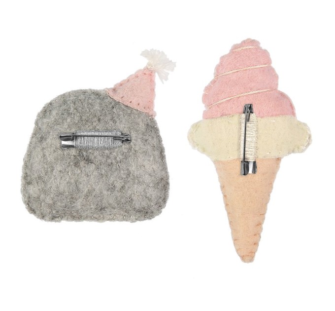 Набор для шитья Miadolla броши «Пингвин и мороженое» TF-0370