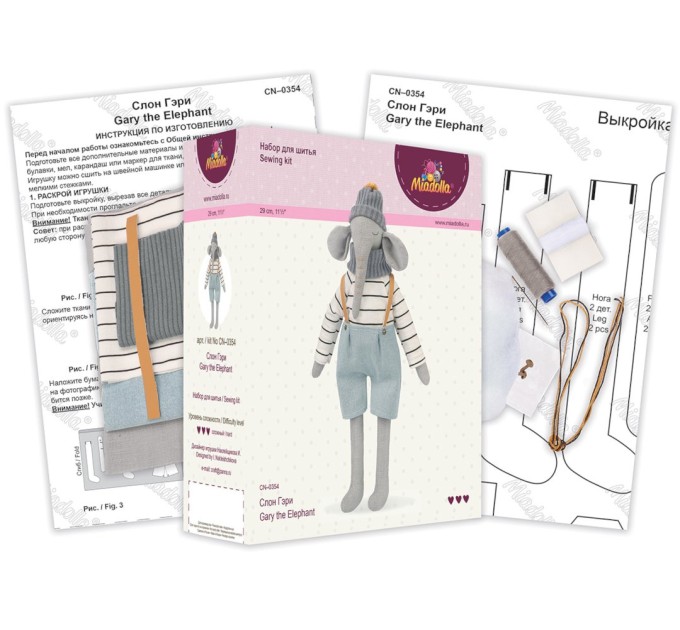 Набор для шитья Miadolla «Слон Гэри» CN-0354