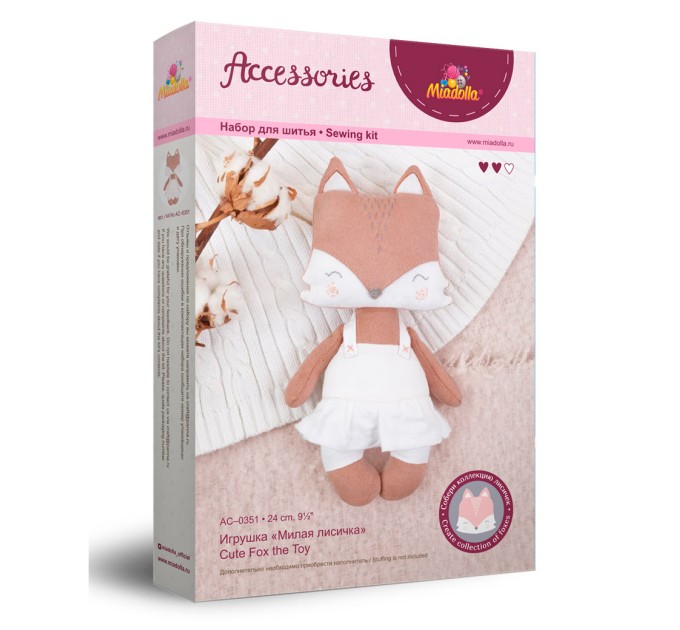 Набор для шитья Miadolla Игрушка «Милая лисичка» AC-0351