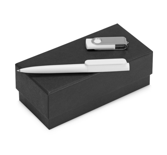 Подарочный набор Qumbo с ручкой и флешкой