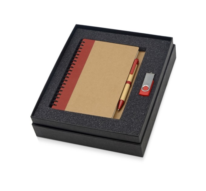 Набор Essentials с флешкой и блокнотом А5 с ручкой