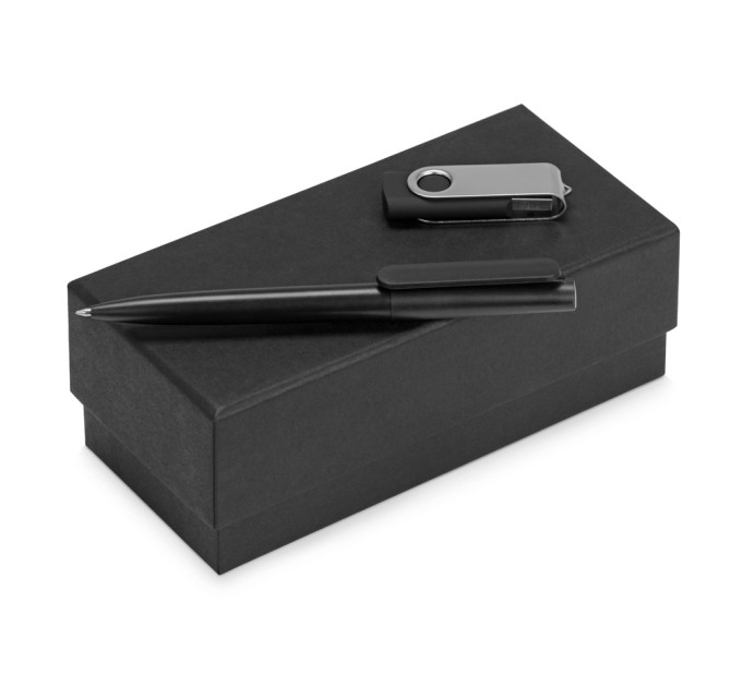 Подарочный набор Qumbo с ручкой и флешкой