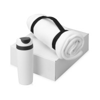 Подарочный набор Cozy с пледом и термокружкой Подарочный набор Cozy с пледом и термокружкой