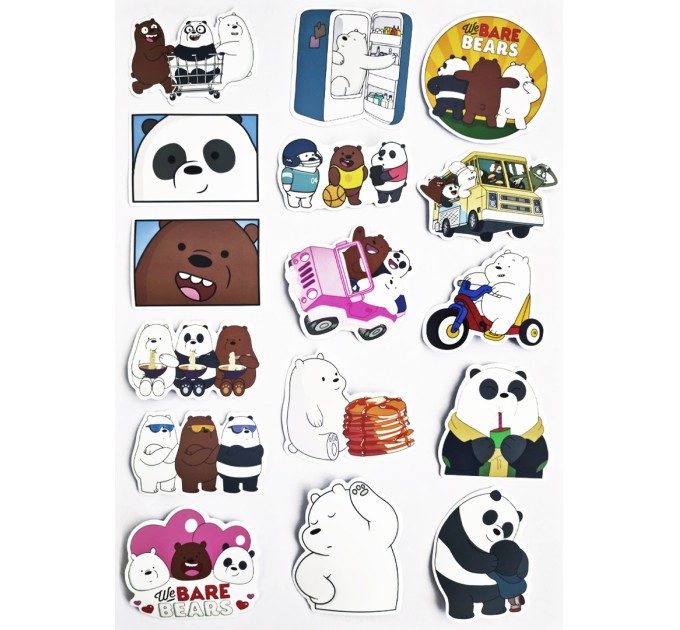 Наклейки ВСЯ ПРАВДА О МЕДВЕДЯХ TZ-ZMLX-475