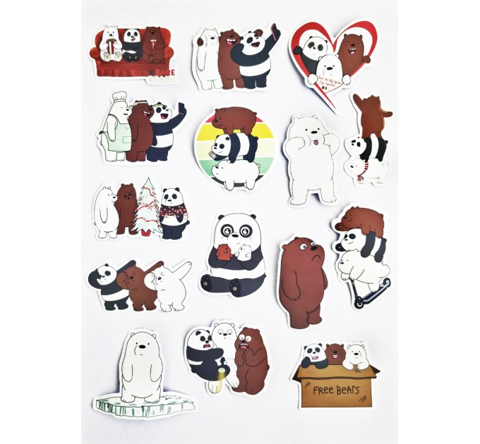 Наклейки ВСЯ ПРАВДА О МЕДВЕДЯХ TZ-ZMLX-475