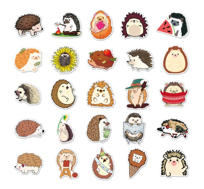 Наклейки ЁЖИК TZ-CW-525