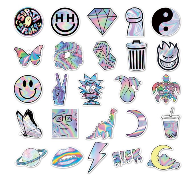 Наклейки ГОЛОГРАФИЯ TZ-LS-365