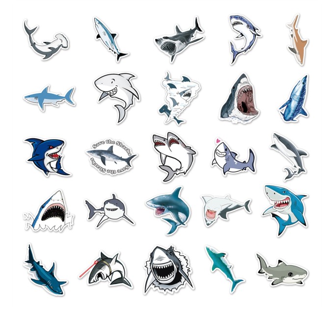 Наклейки АКУЛА TZ-SY-378