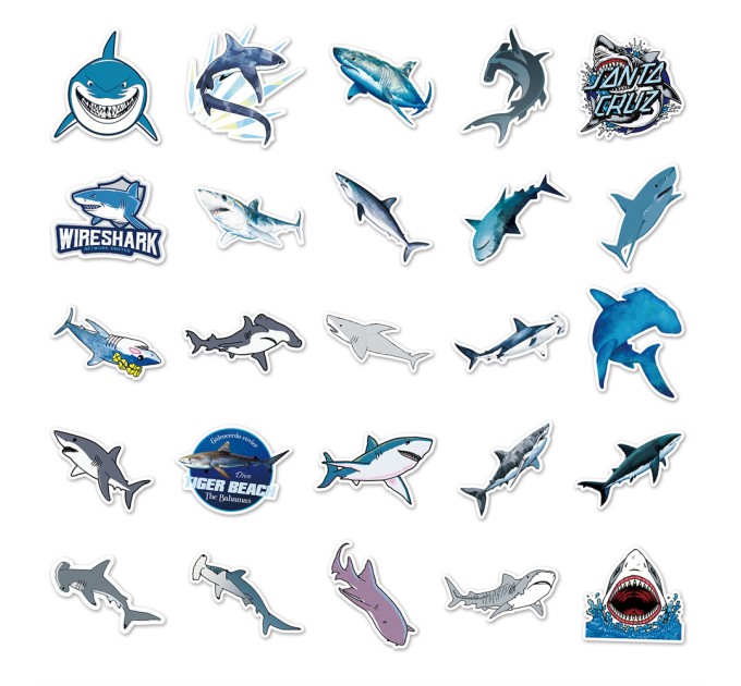 Наклейки АКУЛА TZ-SY-378