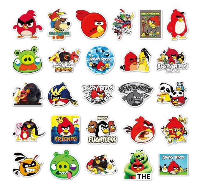 Наклейки ANGRY BIRDS TZ-FNDXN-193