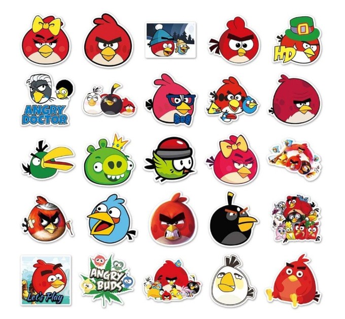 Наклейки ANGRY BIRDS TZ-FNDXN-193