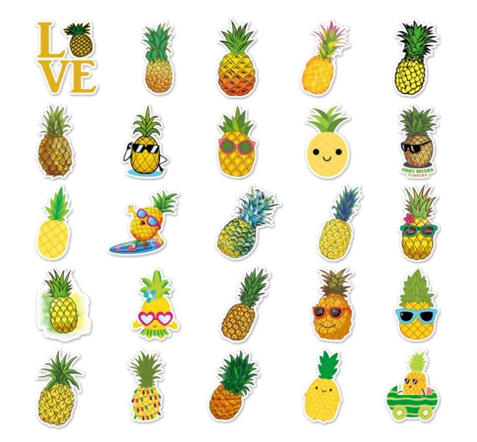 Наклейки АНАНАС TZ-BL-409