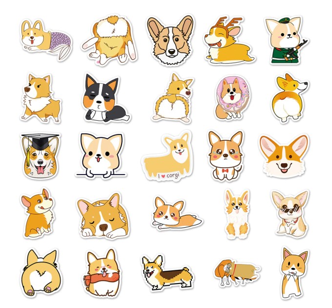 Наклейки КОРГИ TZ-KJ-144