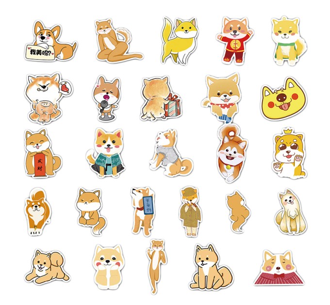 Наклейки СИБА-ИНУ TZ-CQ-90