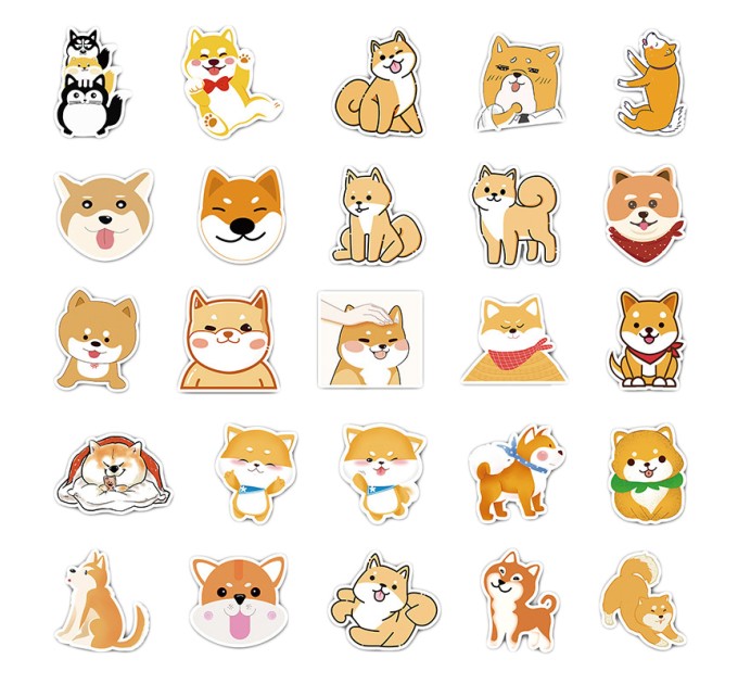 Наклейки СИБА-ИНУ TZ-CQ-90