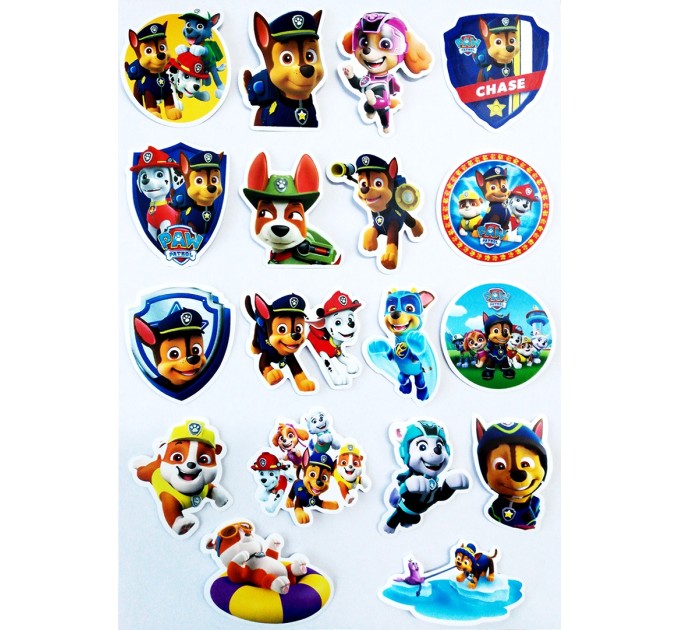 Наклейки «ЩЕНЯЧИЙ ПАТРУЛЬ» микс B TZ-WWD-643