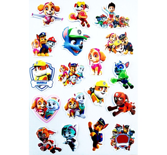 Наклейки «ЩЕНЯЧИЙ ПАТРУЛЬ» микс B TZ-WWD-643