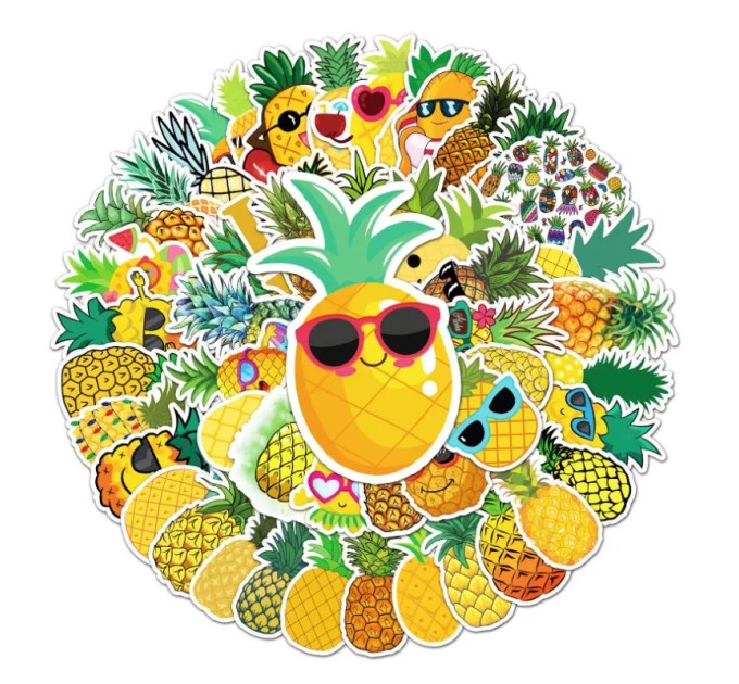 Наклейки АНАНАС TZ-BL-409