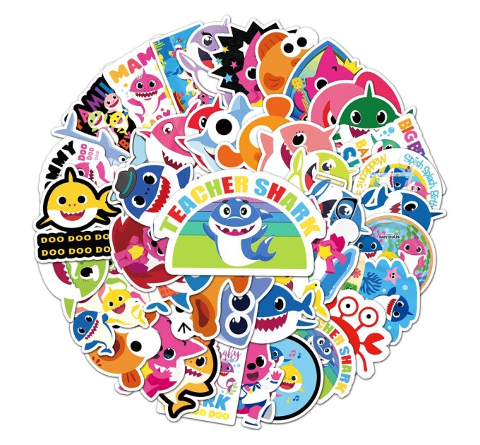 Наклейки BABY SHARK TZ-SYBB-312