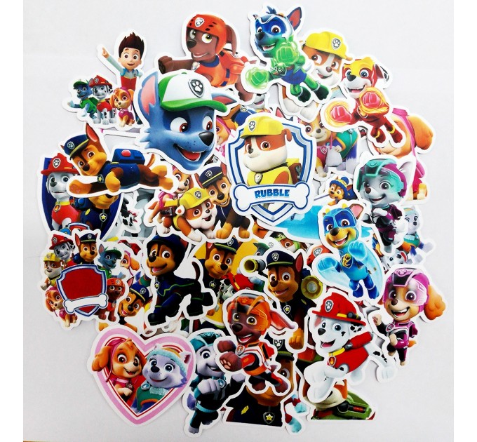 Наклейки «ЩЕНЯЧИЙ ПАТРУЛЬ» микс B TZ-WWD-643