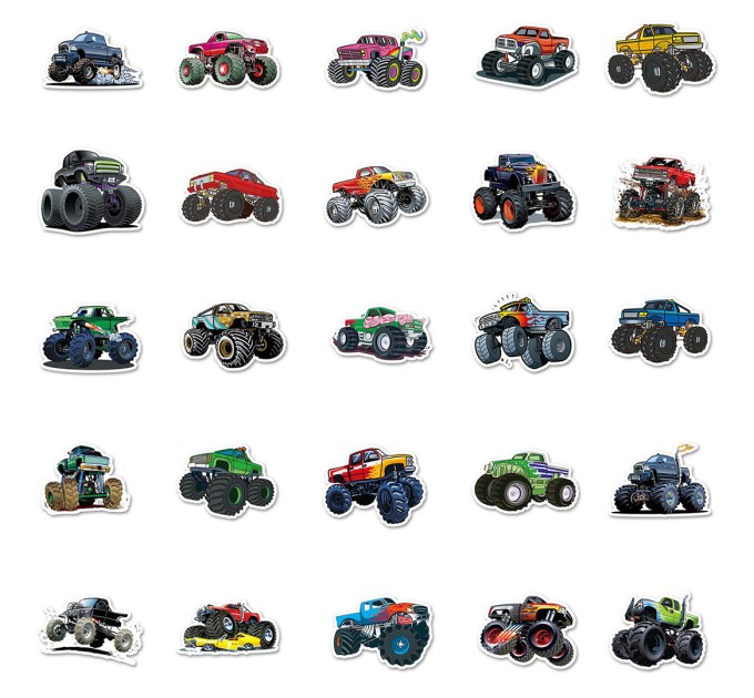 Наклейки MONSTER TRUCK TZ-DJC-628
