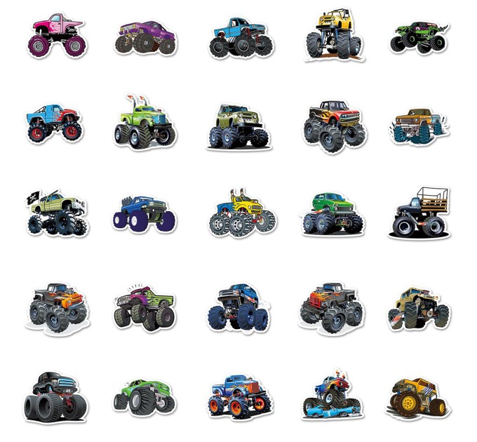 Наклейки MONSTER TRUCK TZ-DJC-628