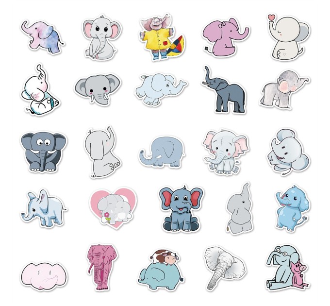 Наклейки СЛОНИК TZ-DX-372