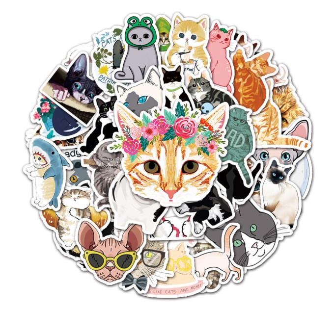 Наклейки КОТЫ TZ-MM-221