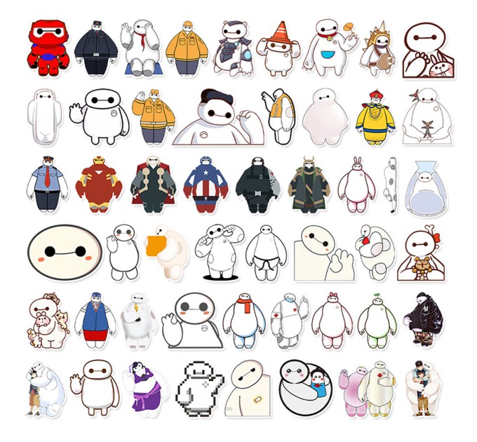 Наклейки БЭЙМАКС TZ-DB-122