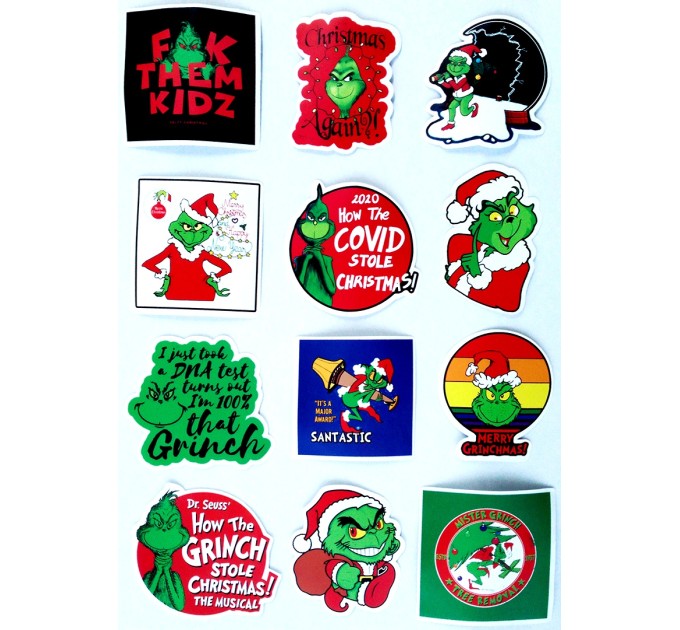 Наклейки ГРИНЧ TZ-GLQ-194