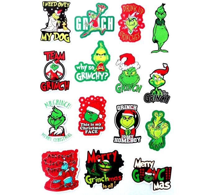 Наклейки ГРИНЧ TZ-GLQ-194