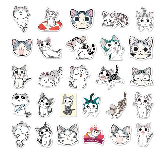 Наклейки АНИМЕ МИЛЫЙ ДОМ ЧИИ TZ-SFM-58